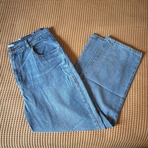 NWT Cotton On 91 Straight Leg Jeans | Distressed Blue Wash | Women’s US Size 12